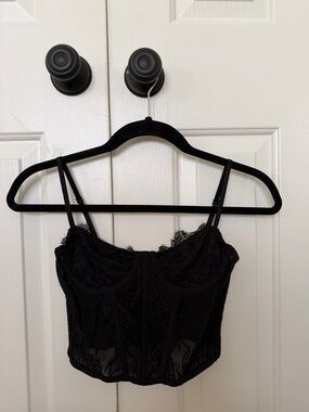 White Fox Corset Top